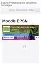 Mobile Screenshot of moodle.epsm.pt